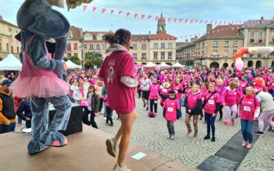 Lucile fait bouger Octobre Rose à Pont à Mousson
